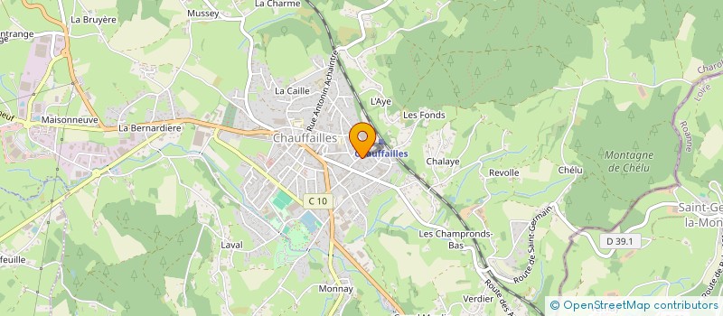 localisation de l'entreprise MONSIEUR ROLLAND JOLIVET  CHAUFFAILLES