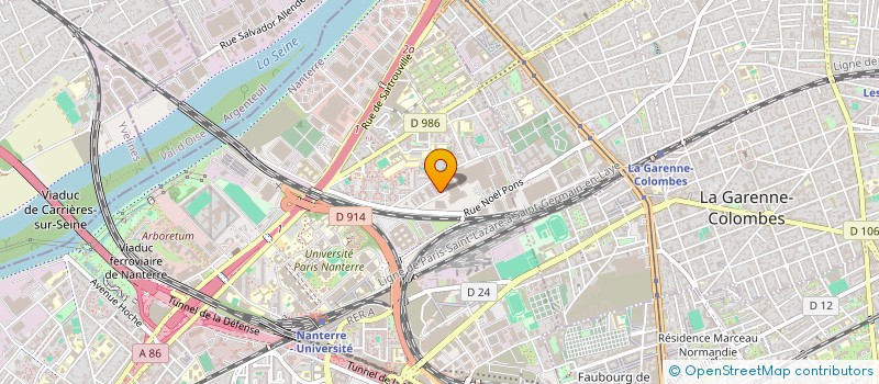 localisation de l'entreprise MONSIEUR ROLLAND LEBORNE  NANTERRE