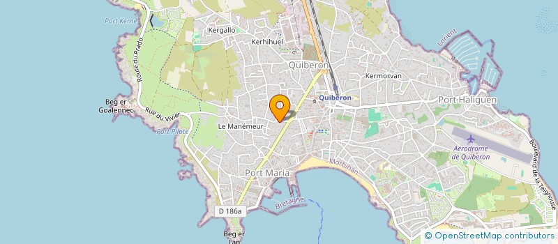 localisation de l'entreprise MONSIEUR ROLLAND LEVEQUE à QUIBERON