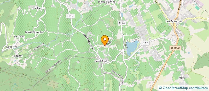 localisation de l'entreprise MONSIEUR ROLLAND MARIETTA  PORTE-DE-SAVOIE