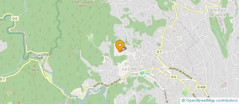 localisation de l'entreprise MONSIEUR ROLLAND PAETZOLD  LA COLLE-SUR-LOUP