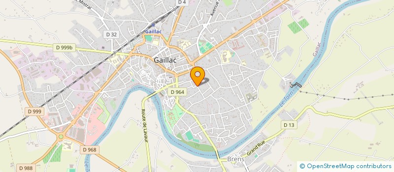 localisation de l'entreprise MONSIEUR ROLLAND PONTIE  GAILLAC