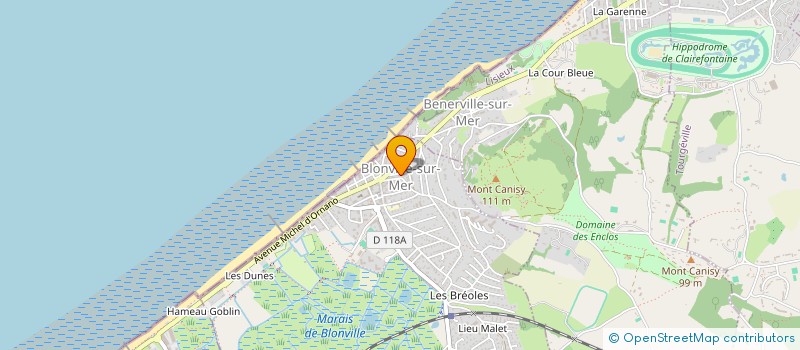 localisation de l'entreprise MONSIEUR ROLLAND ROMELE  BLONVILLE-SUR-MER