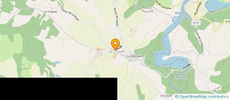 localisation de l'entreprise MONSIEUR ROLLAND SAINT-PAUL  TERRE-DE-BANCALIE