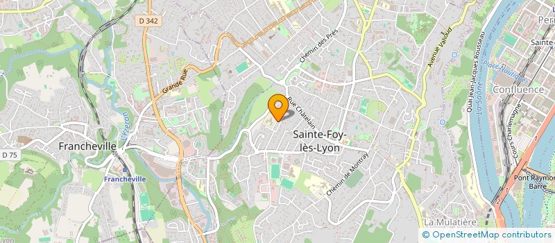 localisation de l'entreprise MONSIEUR ROLLAND SEVERAC à SAINTE-FOY-LES-LYON