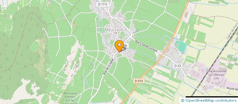 localisation de l'entreprise MONSIEUR ROLLAND SILVESTRE  MEURSAULT