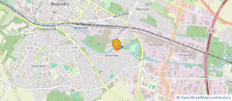 localisation de l'entreprise MONSIEUR ROLLY NZEMA  BEAUVAIS