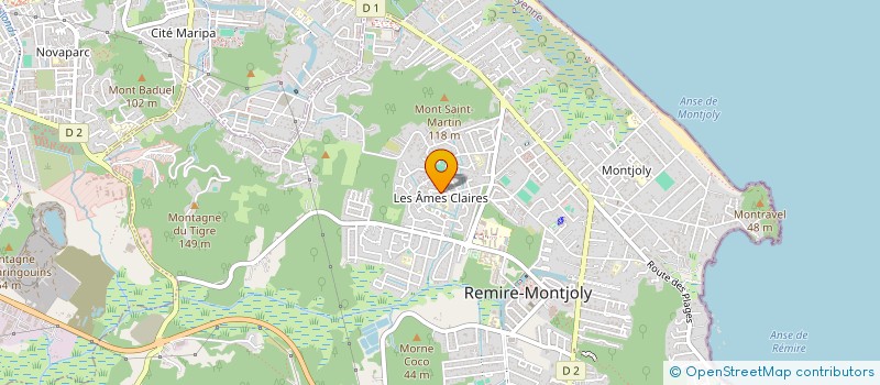 localisation de l'entreprise MONSIEUR ROLSON ANTOINE  REMIRE-MONTJOLY