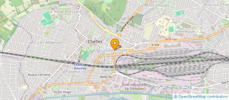 localisation de l'entreprise MONSIEUR ROLY KUMBU NKUANGA  CHELLES