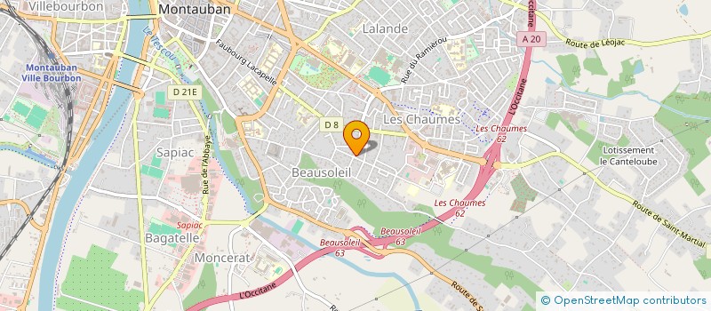 localisation de l'entreprise MONSIEUR ROMA LAKOBA à MONTAUBAN