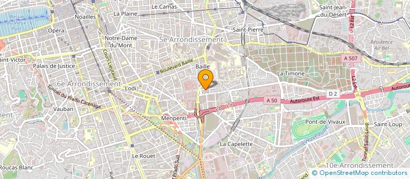 localisation de l'entreprise MONSIEUR ROMAIN ADAMO à MARSEILLE 10EME
