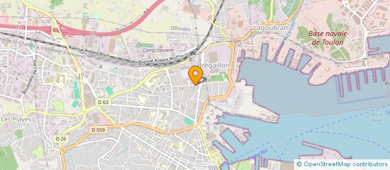 localisation de l'entreprise MONSIEUR ROMAIN AIROLDI  LA SEYNE-SUR-MER