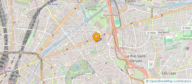 localisation de l'entreprise MONSIEUR ROMAIN AISSAT  PARIS