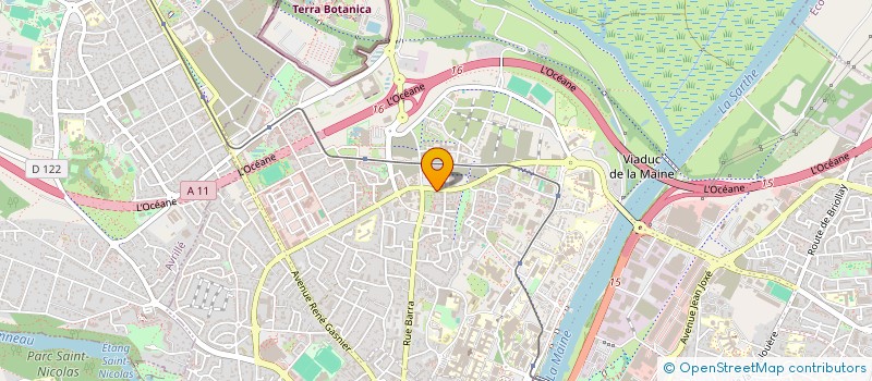 localisation de l'entreprise MONSIEUR ROMAIN ALAIN à ANGERS
