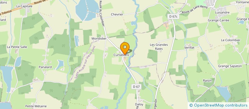 localisation de l'entreprise MONSIEUR ROMAIN ALBAN  SAINT-ANDRE-SUR-VIEUX-JONC