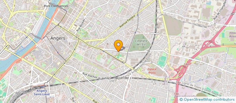 localisation de l'entreprise MONSIEUR ROMAIN ALBERT à ANGERS