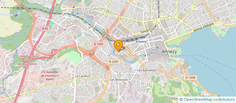 localisation de l'entreprise MONSIEUR ROMAIN ALBRESPY à ANNECY