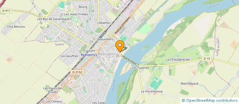 localisation de l'entreprise MONSIEUR ROMAIN ALGERI  BEAUGENCY