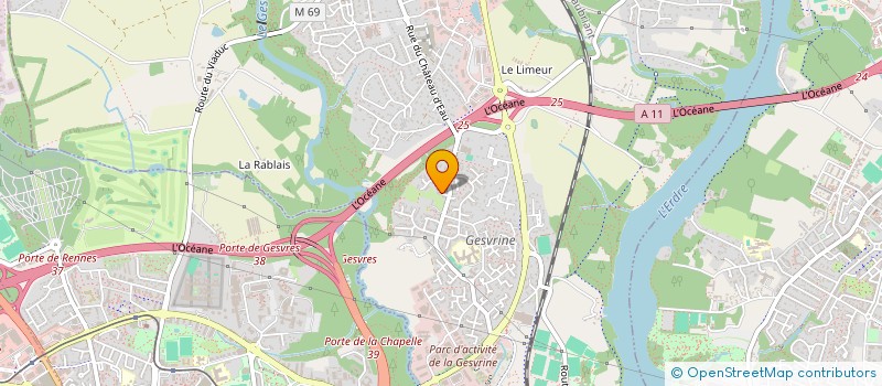 localisation de l'entreprise MONSIEUR ROMAIN ALIX à LA CHAPELLE-SUR-ERDRE
