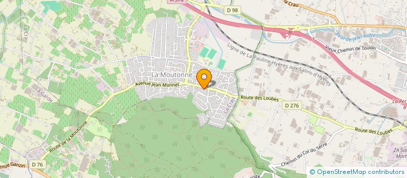 localisation de l'entreprise MONSIEUR ROMAIN ALLEMAND  LA CRAU