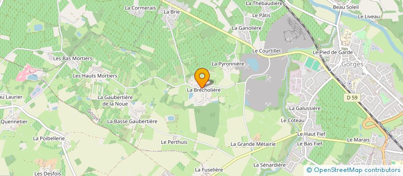 localisation de l'entreprise MONSIEUR ROMAIN ALLIOUX  GORGES