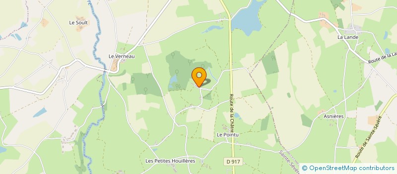 localisation de l'entreprise MONSIEUR ROMAIN ALLORENT à SAINTE-SEVERE-SUR-INDRE