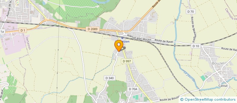 localisation de l'entreprise MONSIEUR ROMAIN ALVAREZ  VERTAIZON