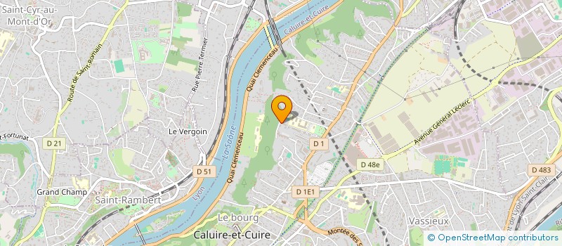 localisation de l'entreprise MONSIEUR ROMAIN AMATE  CALUIRE-ET-CUIRE