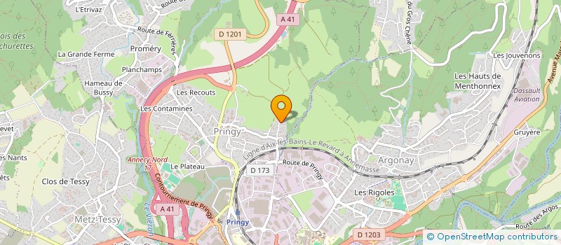localisation de l'entreprise MONSIEUR ROMAIN AMAZ à ANNECY