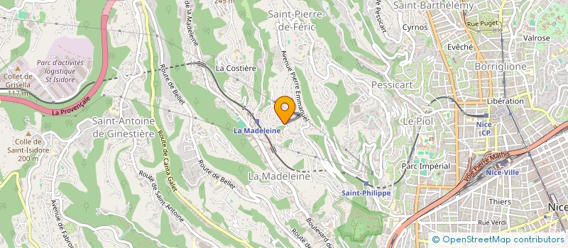 localisation de l'entreprise MONSIEUR ROMAIN AMICI  NICE