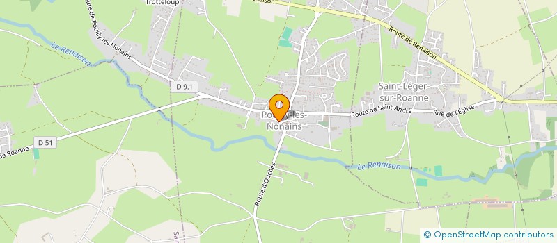 localisation de l'entreprise MONSIEUR ROMAIN ANDRE  POUILLY-LES-NONAINS