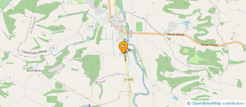 localisation de l'entreprise MONSIEUR ROMAIN ANDRIEU  SAINT-JEAN-POUTGE