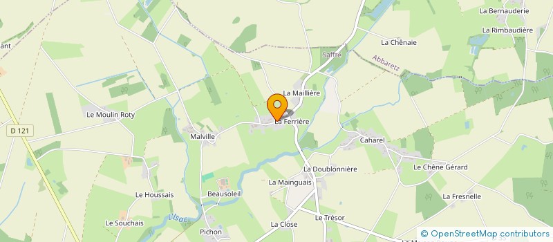 localisation de l'entreprise MONSIEUR ROMAIN ANGIBAUD  SAFFRE