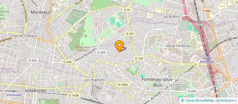 localisation de l'entreprise MONSIEUR ROMAIN ARABIAN à FONTENAY-SOUS-BOIS