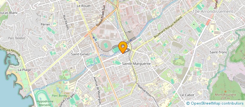 localisation de l'entreprise MONSIEUR ROMAIN ARCANGELI à MARSEILLE