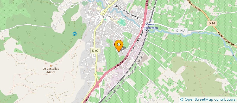 localisation de l'entreprise MONSIEUR ROMAIN ARGAILLOT  CUERS