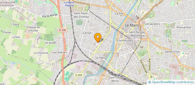 localisation de l'entreprise MONSIEUR ROMAIN ARNAUD à LE MANS