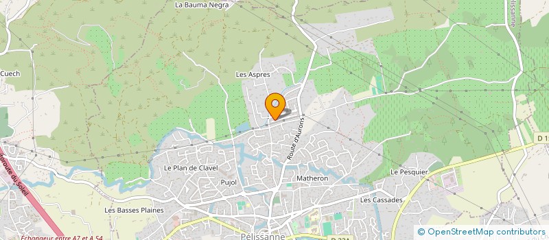 localisation de l'entreprise MONSIEUR ROMAIN ASCENZI  PELISSANNE