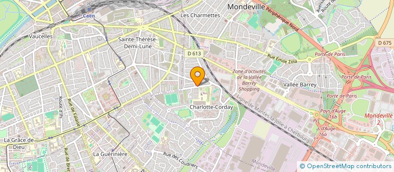 localisation de l'entreprise MONSIEUR ROMAIN ASSANTO  MONDEVILLE