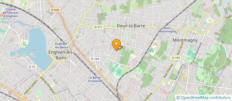 localisation de l'entreprise MONSIEUR ROMAIN ASSIE  DEUIL-LA-BARRE