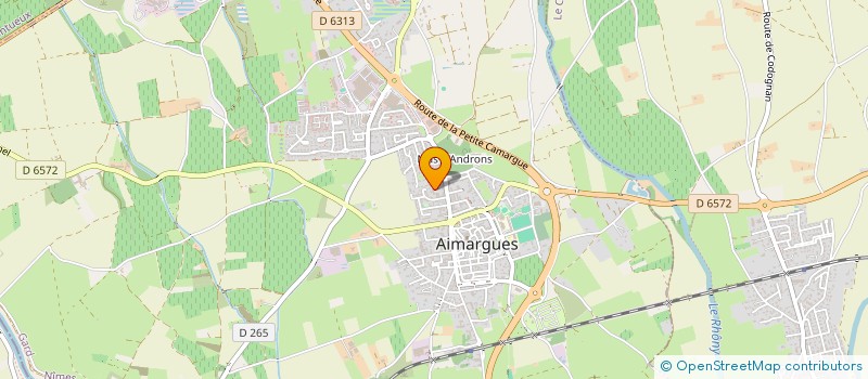 localisation de l'entreprise MONSIEUR ROMAIN ATTAL  AIMARGUES