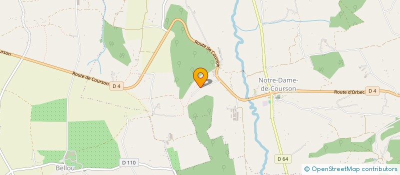 localisation de l'entreprise MONSIEUR ROMAIN AUBIN  LISORES