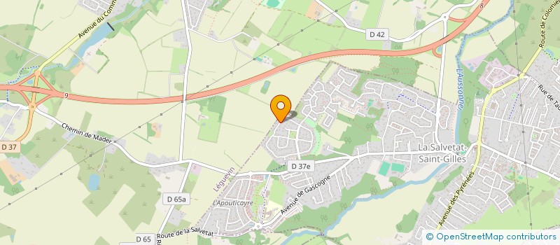 localisation de l'entreprise MONSIEUR ROMAIN AUDEZZANO  LA SALVETAT-SAINT-GILLES