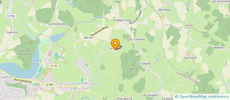 localisation de l'entreprise MONSIEUR ROMAIN AUGAY à VARENNES-SOUS-DUN