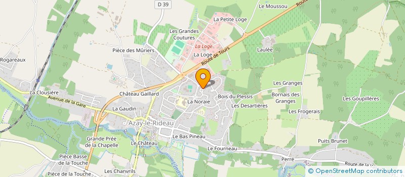 localisation de l'entreprise MONSIEUR ROMAIN AUGEREAU  AZAY-LE-RIDEAU