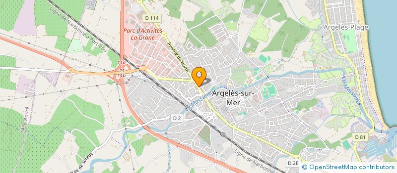 localisation de l'entreprise MONSIEUR ROMAIN AUTIE  ARGELES-SUR-MER