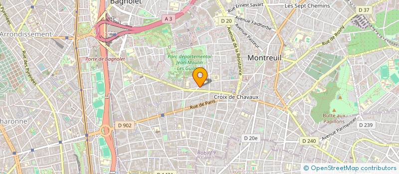 localisation de l'entreprise MONSIEUR ROMAIN AVALLE à MONTREUIL