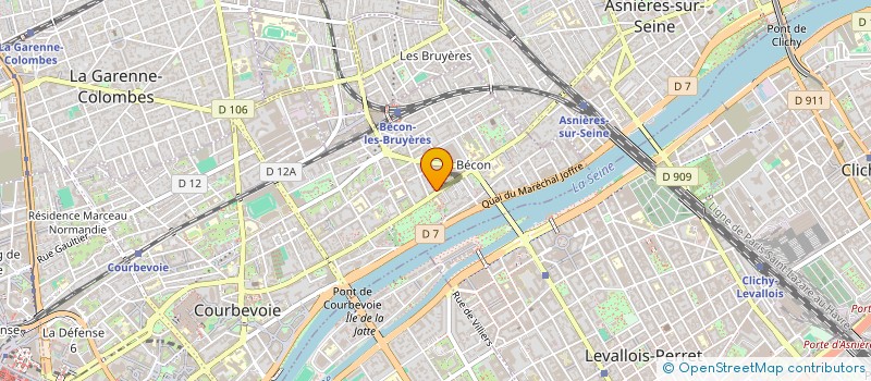 localisation de l'entreprise MONSIEUR ROMAIN-AXEL BESNIER à COURBEVOIE