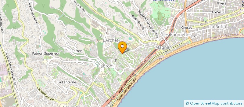 localisation de l'entreprise MONSIEUR ROMAIN BACCHIALONI à NICE