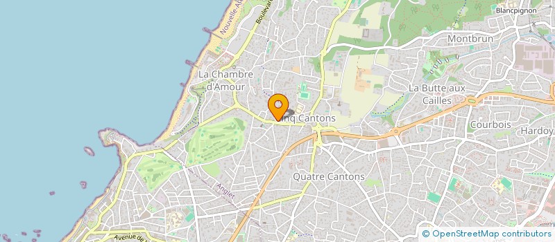 localisation de l'entreprise MONSIEUR ROMAIN BACQUERIE  ANGLET